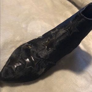 ASH Calf hair bootie.